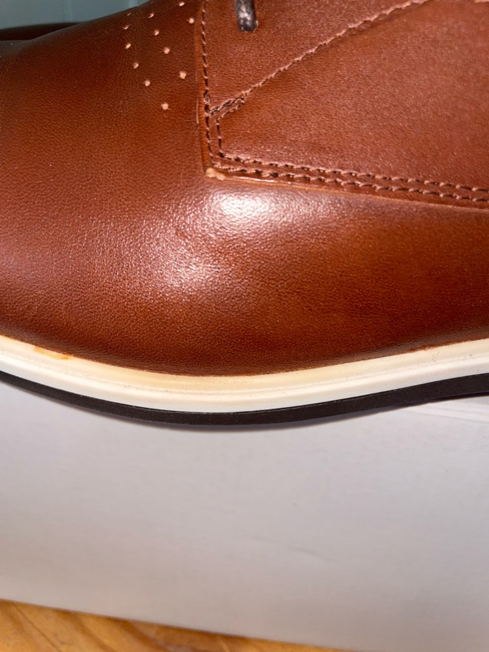 Amberjack The Original Dress Shoes In Coffee Men’s Size 10.5M - Picture 12 of 16
